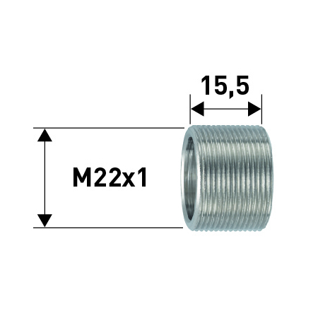 adapter M22x1/M22x1 - Neoperl