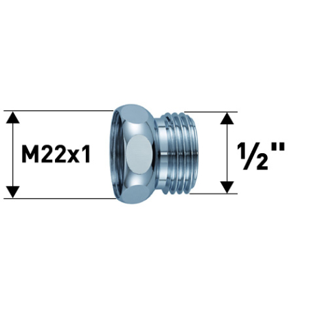 adapter M22x1/ 1/2" Neoperl