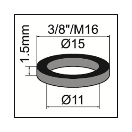 Gumowa uszczelka do perlatora M16x1 oraz 3/8'' - Neoperl
