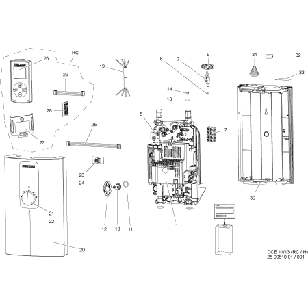 DCE 11/13 H - kompaktowy elektroniczny przepływowy ogrzewacz wody 11/13.5 kW - Stiebel Eltron - zdjecie techniczne nr 4 Stiebel Eltron seria DCE DCE 11/13 H - kompaktowy elektroniczny przepływowy ogrzewacz wody 11/13.5 kW - Stiebel Eltron - zdjecie techniczne nr 4 Stiebel Eltron seria DCE