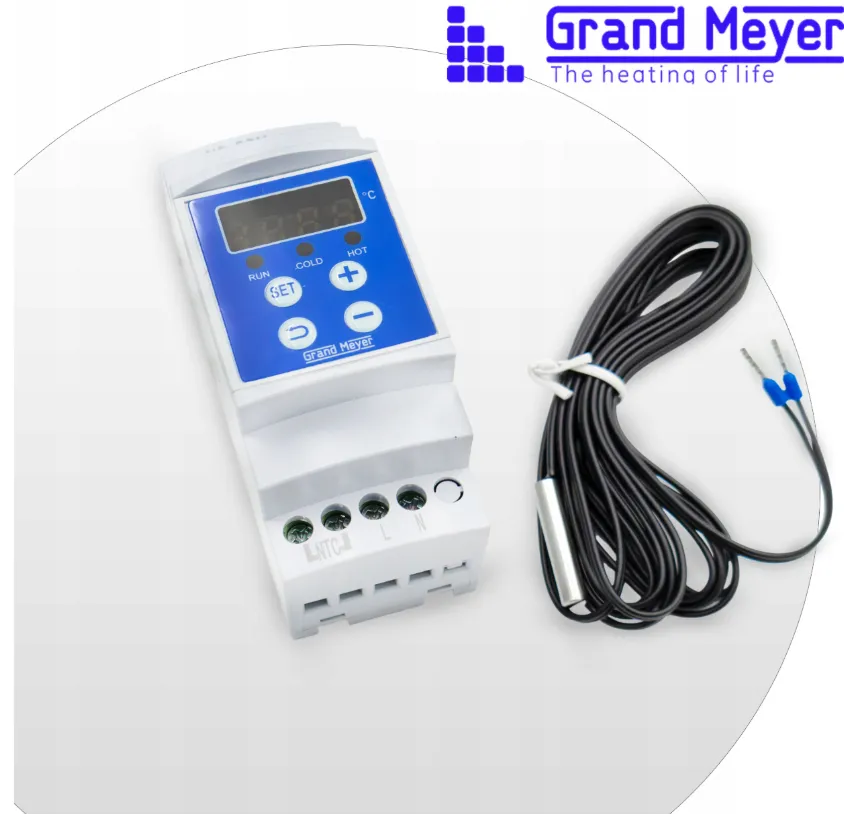 Regulator temperatury SMM-9050 na szynę DIN - Grand Meyer