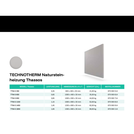 Produkt TECHNOTHERM TTM-S 1150 TECHNOTHERM - seria