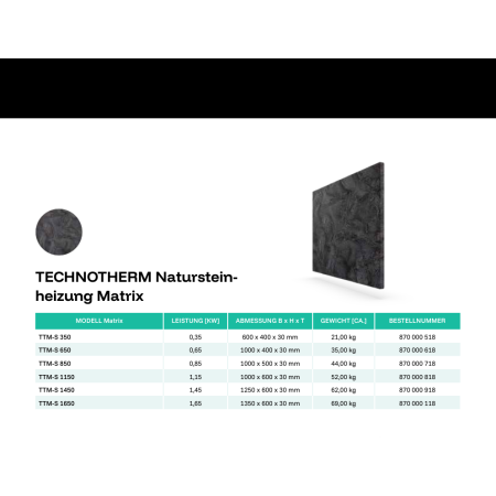 Produkt TECHNOTHERM TTM-S 1450 TECHNOTHERM