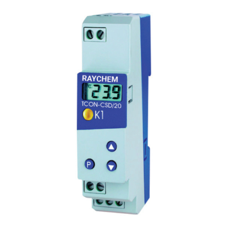 TCON-CSD/20 elektroniczny termostat do sterowania ogrzewaniem w trybie ON/OFF - Raychem