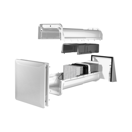ZLWE CO2 - czujnik CO2 do wentylacji zależnej od potrzeb - Stiebel Eltron - zdjecie techniczne nr 2 system rekuperacji decentralnej Stiebel Eltron LWE 40 / LWE-W