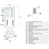 Cordivari COMBI 1 WB HE 600 l - bufor z przygotowaniem c.w.u.
