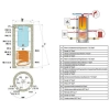 Cordivari COMBI 2 WB HE 600 l - bufor z przygotowaniem c.w.u.