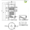 Cordivari BOLLY 2 ST FB 300 l - zasobnik c.w.u.