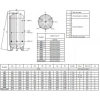 Cordivari INOX 100 l - zbiornik ciśnieniowy pionowy
