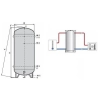 Cordivari ZC 20 VT 200 l - bufor instalacji grzewczej/chłodniczej