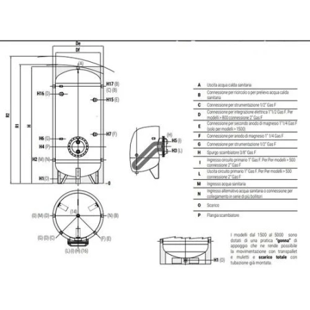 Cordivari EXTRA 1 WXB 200 l - zasobnik c.w.u.