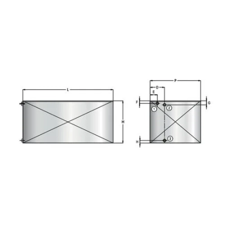 Cordivari GENOVA INOX 500 l - zbiornik magazynowy