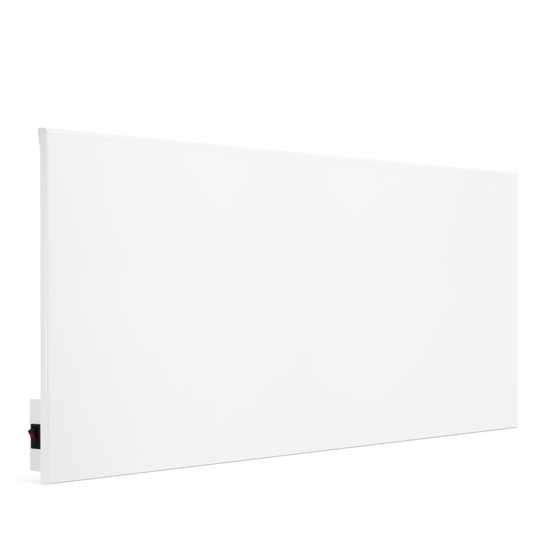 Grzejnik stalowy HD-WAVE STEEL z włącznikiem on/off, moc 750 W - biały