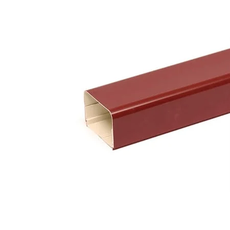 QsanTec / Entrade KD-8-R - kanał instalacyjny prosty czerwony 77x54 mm, długość 2 m