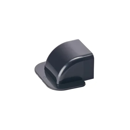 QsanTec / Entrade KP-8-K - kątownik płaski 90° czarny 77 mm