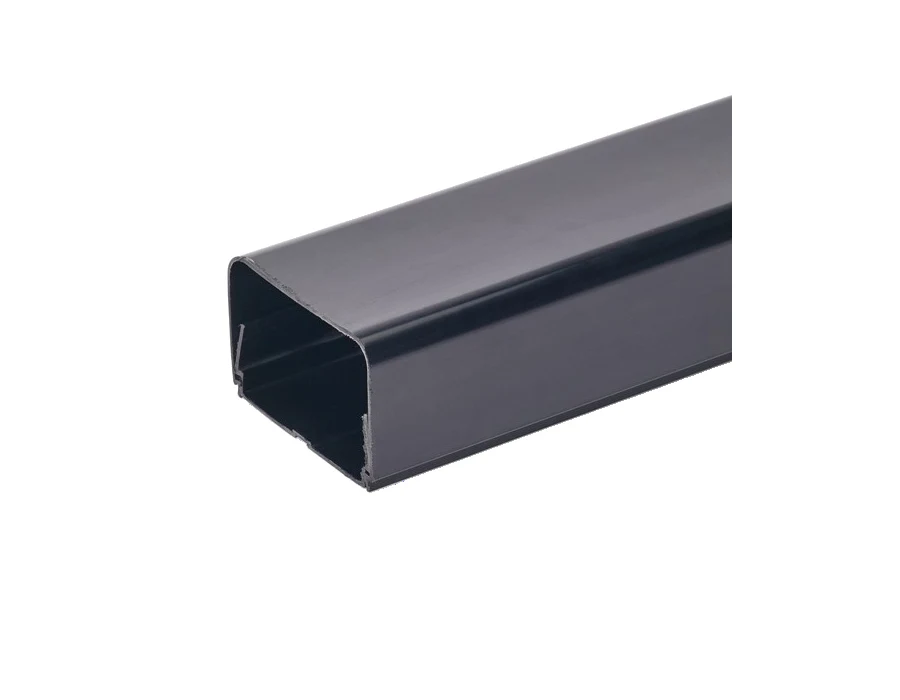 QsanTec / Entrade KD-8-K - kanał instalacyjny prosty czarny 77x54 mm, długość 2 m