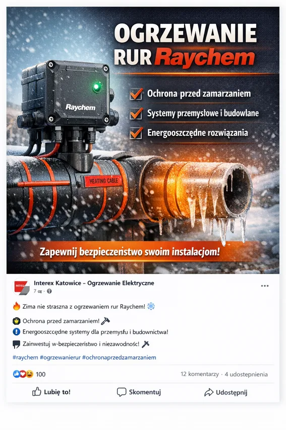 Raychem Chemelex - ogrzewanie rurociągów i ochrona przed zamarzaniem