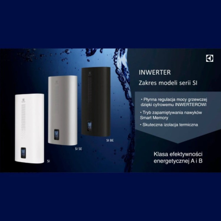 Pojemnościowy podgrzewacz wody EWH-SI Smart Inverter - Electrolux
