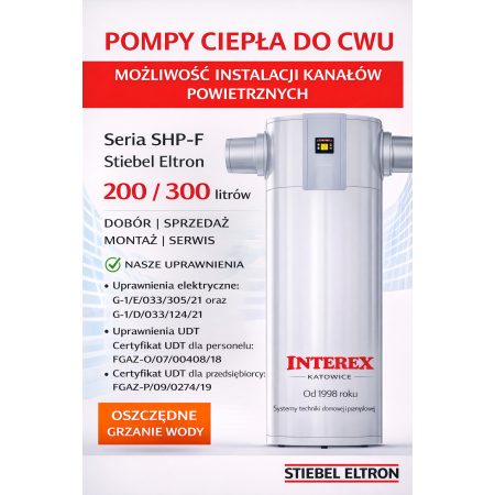SHP-F 220 Premium, pompa ciepła do CWU- Stiebel Eltron - pompa ciepla do cieplej wody uzytkowej Stiebel Eltron seria SHP SHP-F 220 Premium, pompa ciepła do CWU- Stiebel Eltron - pompa ciepla do cieplej wody uzytkowej Stiebel Eltron seria SHP