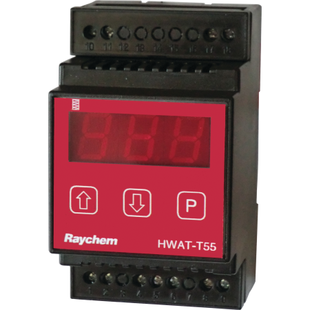 HWAT-ECO V5 - elektroniczny regulator temperatury z zegarem i czujnikiem do systemu HWAT - Chemelex Raychem
