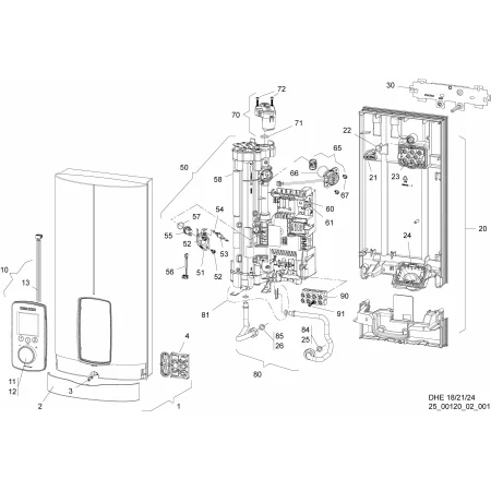 STIEBEL ELTRON 158909 listwa zaciskowa - Bu.Klemml. 10mm² 40A 4DS do DHE