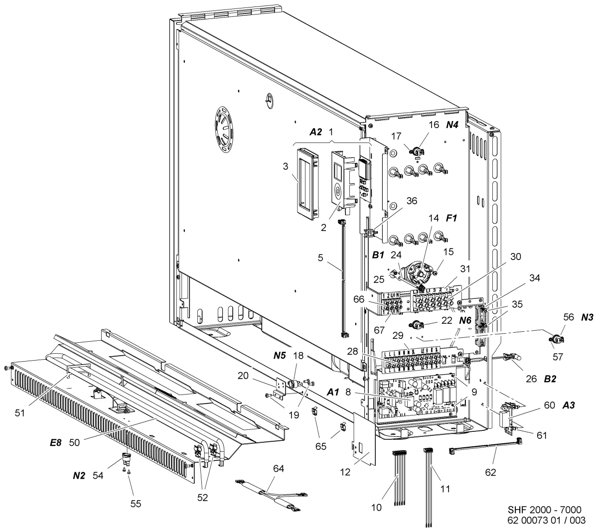 STIEBEL ELTRON 170533 elektronika / sterowanie - Płyta kształtowa St do SHF/SHS
