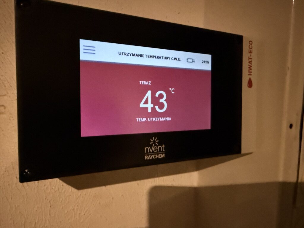 Sterownik Raychem HWAT-ECO z temperaturą utrzymania 43 stopnie C